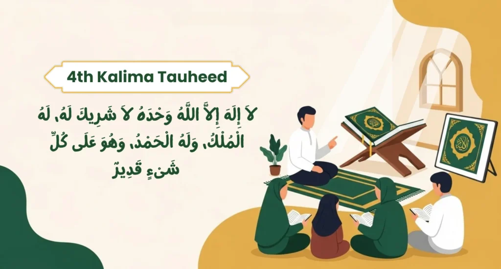 4th kalima in arabic