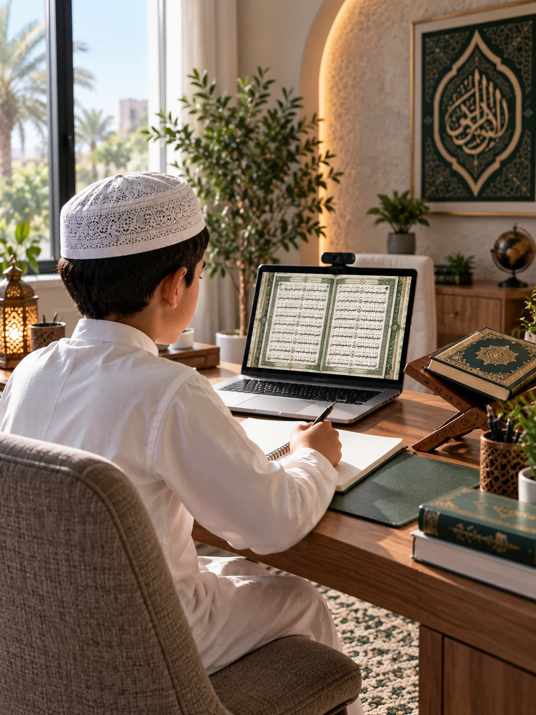 Student memorizing Quran — Online Hifz Classes with eQuran Classes